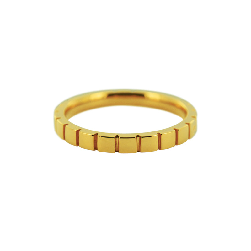 Bague anneau Cubes en or