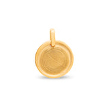 Médaille cachet de cire médium en or