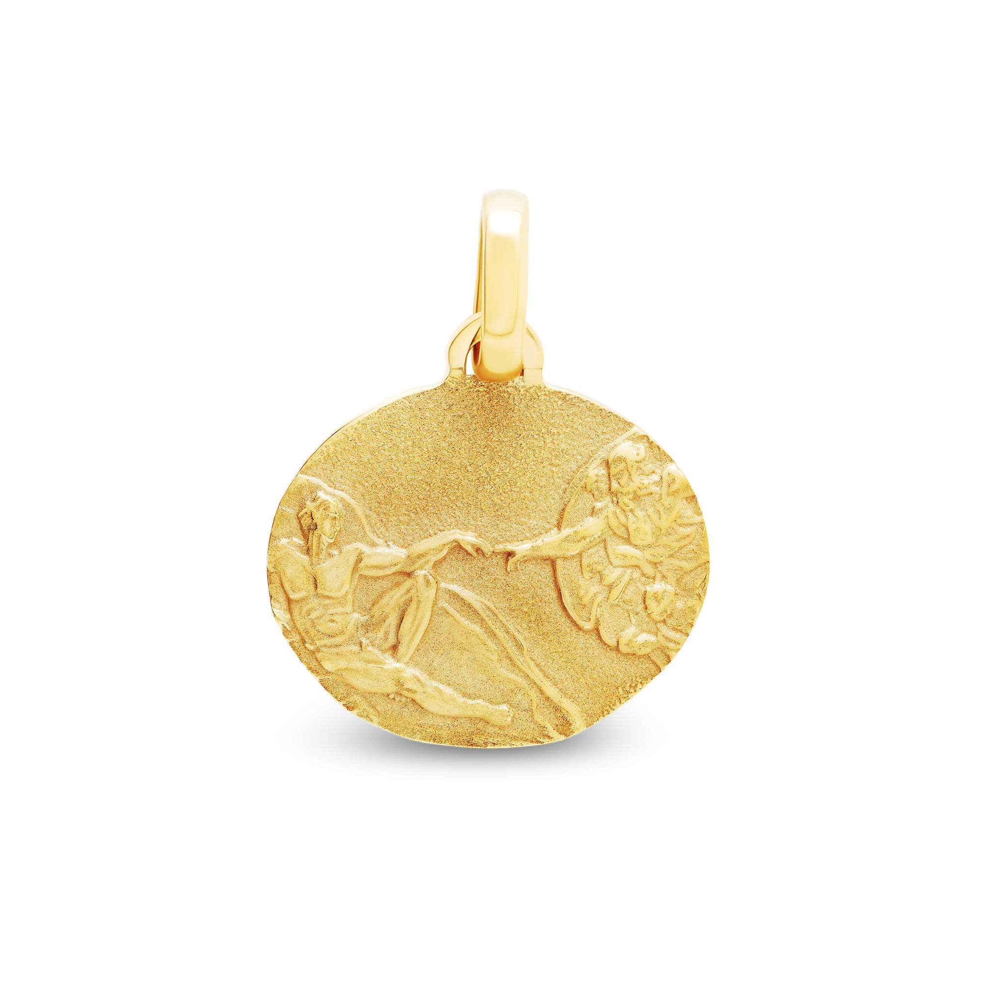 Médaille création du monde large en or
