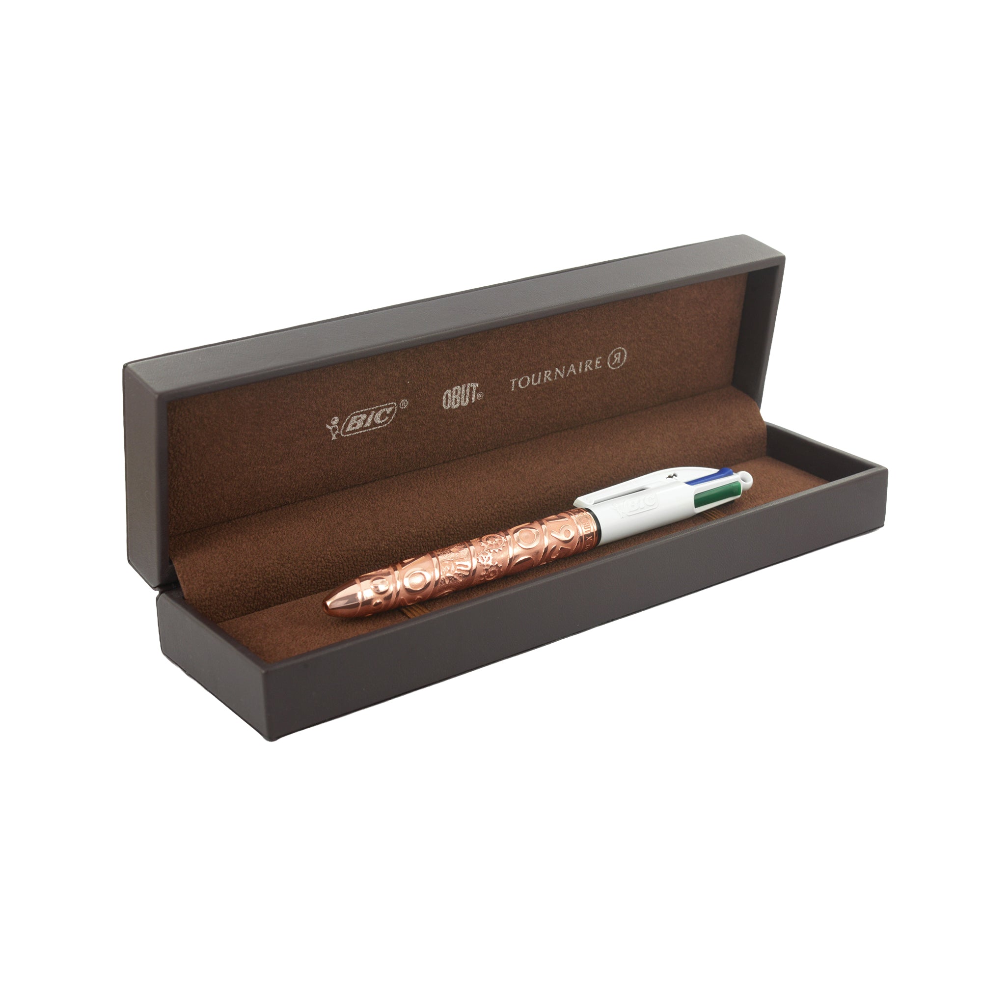Bic 4 couleurs "bic x obut x tournaire" rose