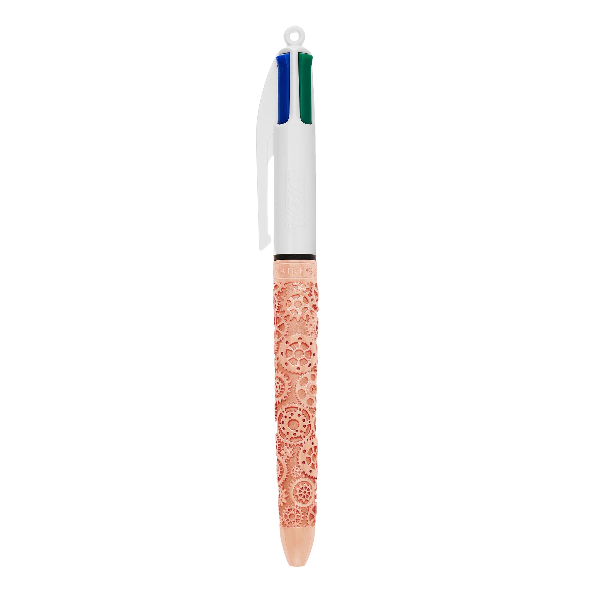 BIC 4 Couleurs "Engrenages" rose