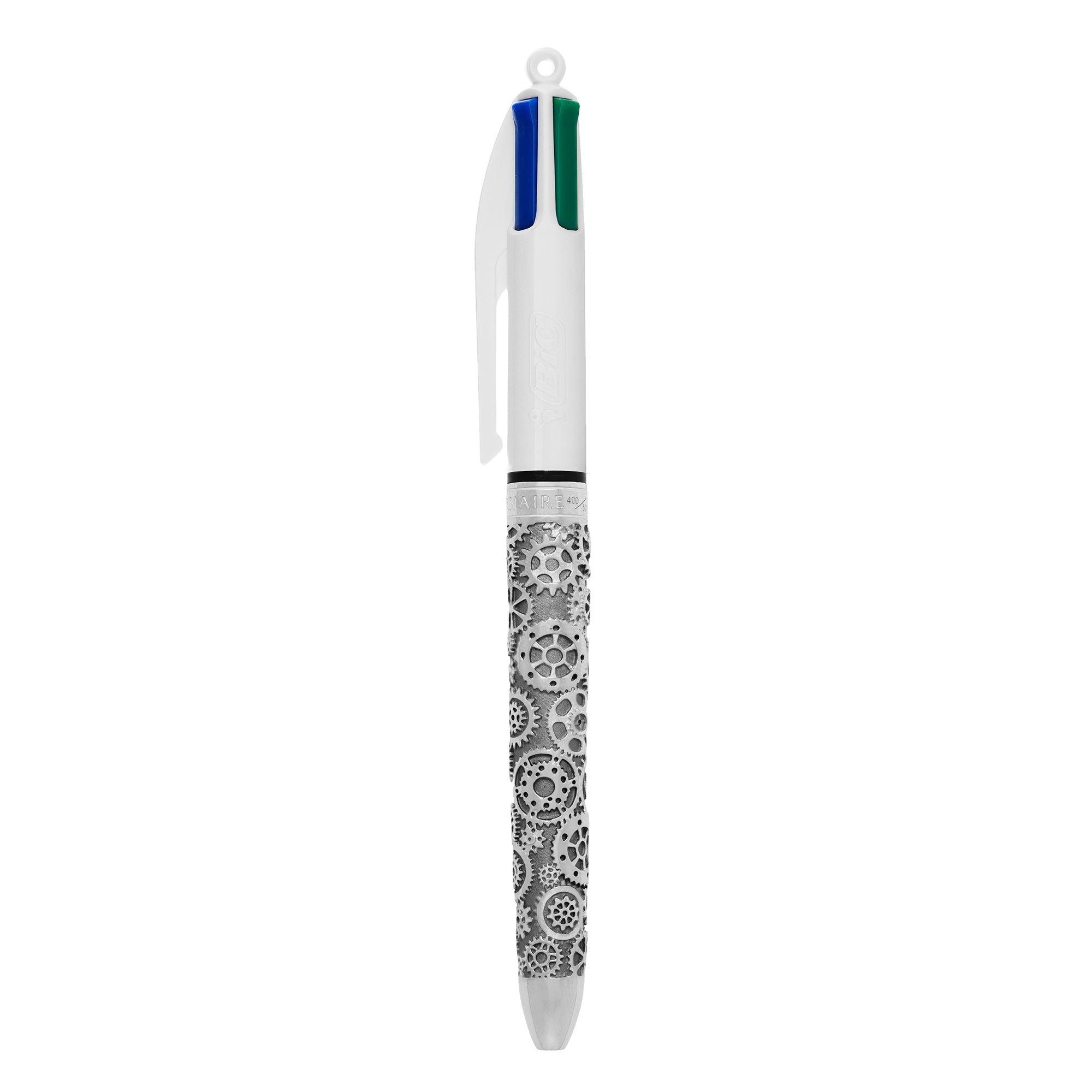 BIC 4 Couleurs "Engrenages" blanc