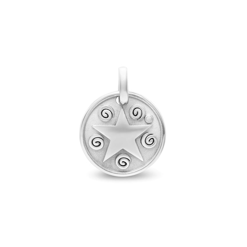 Médaille étoile médium en or