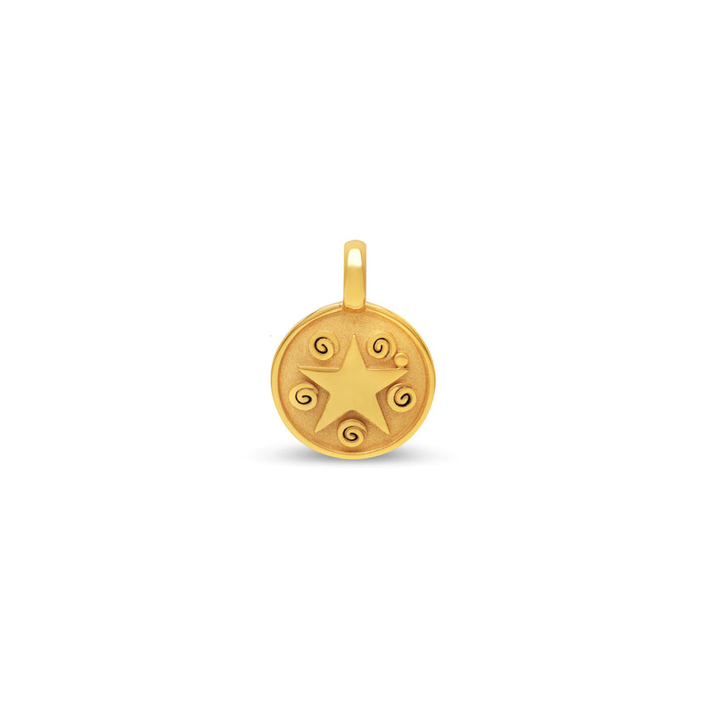 Médaille étoile baby en or