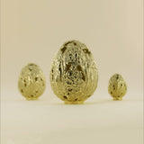 Oeuf maxi en bronze tournaire decor