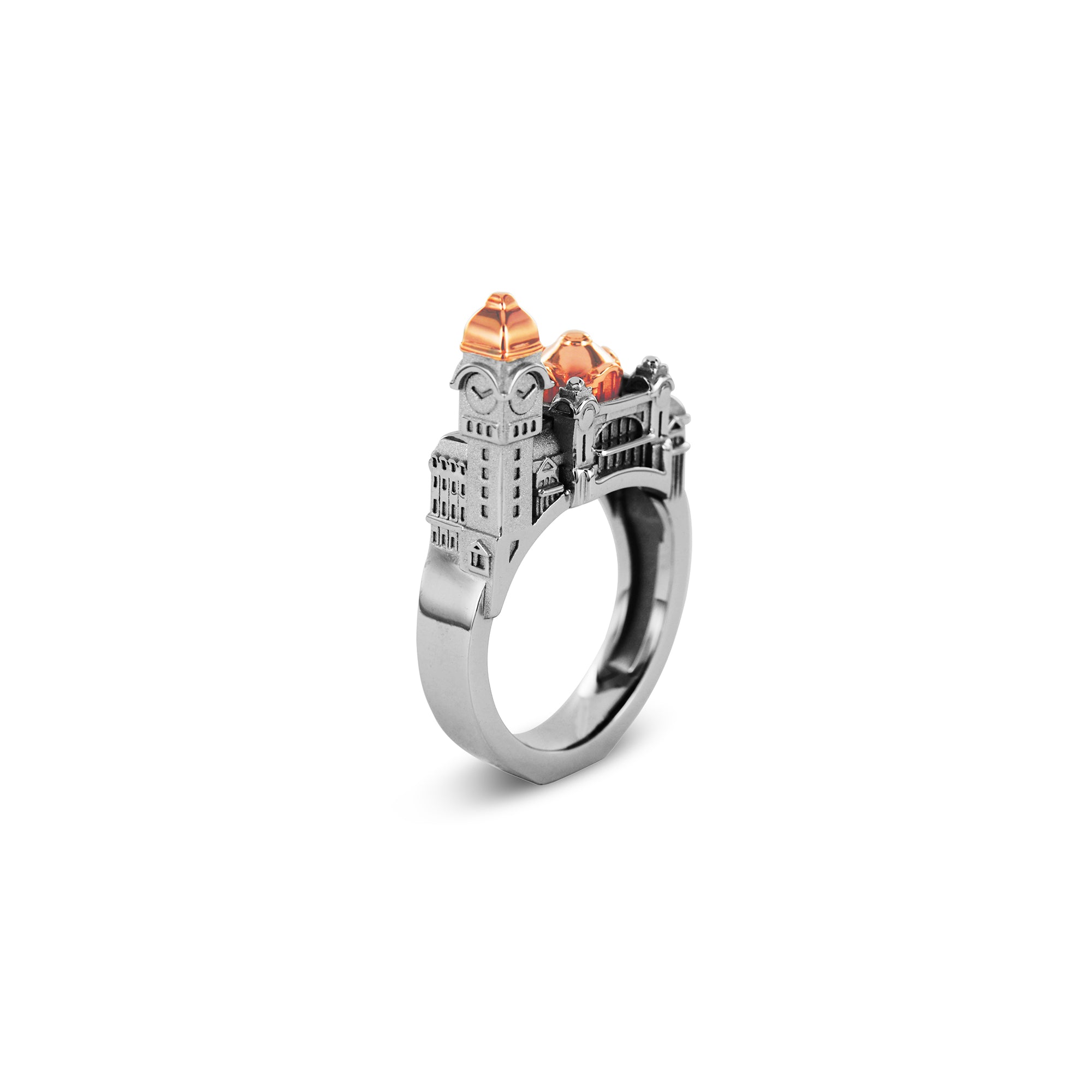 Bague architecture Limoges en argent