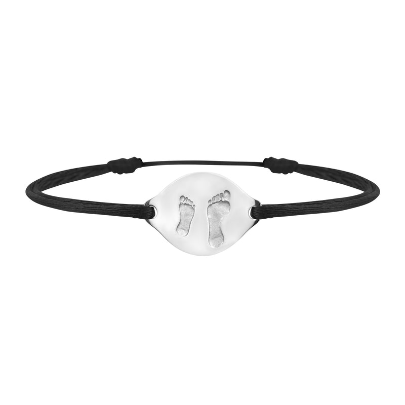 Accompanying foot link bracelet in gold, large model
