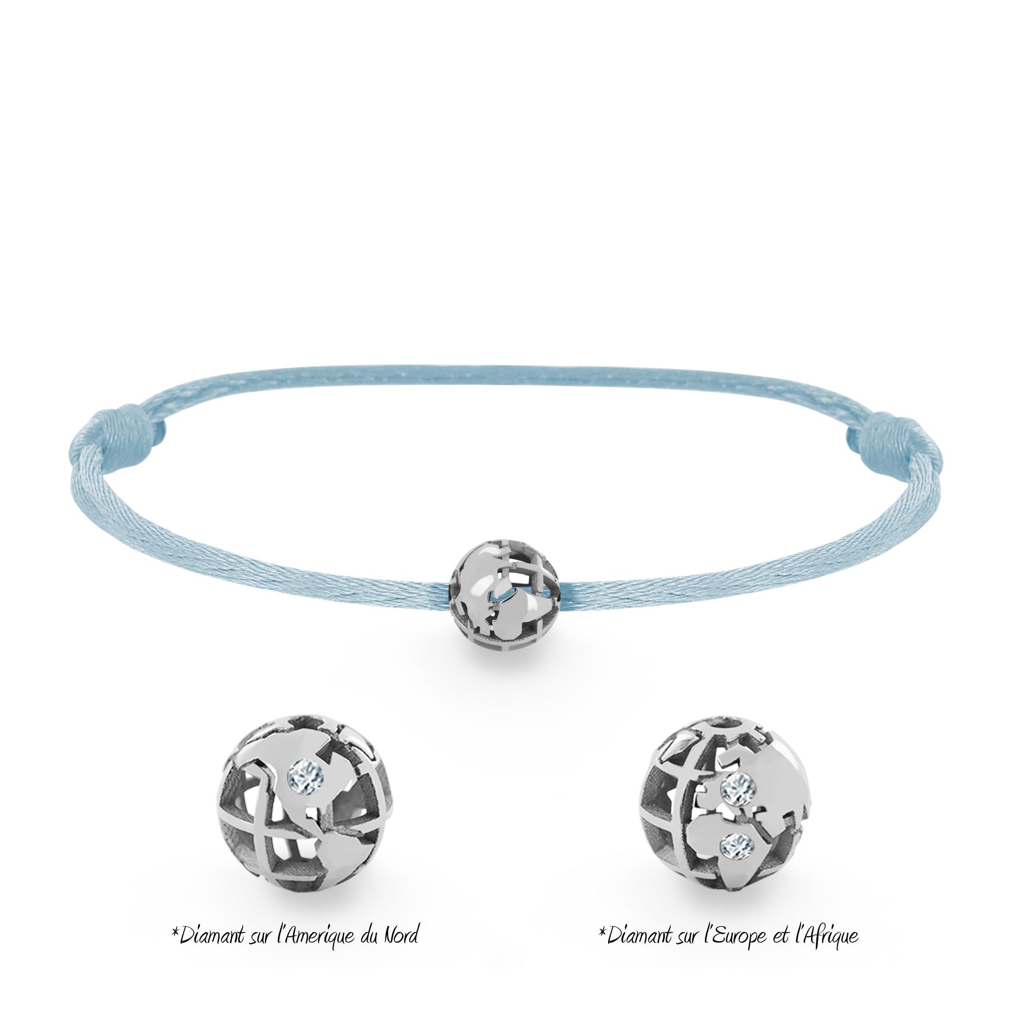 Bracelet Perle de voyage Baby personnalisable