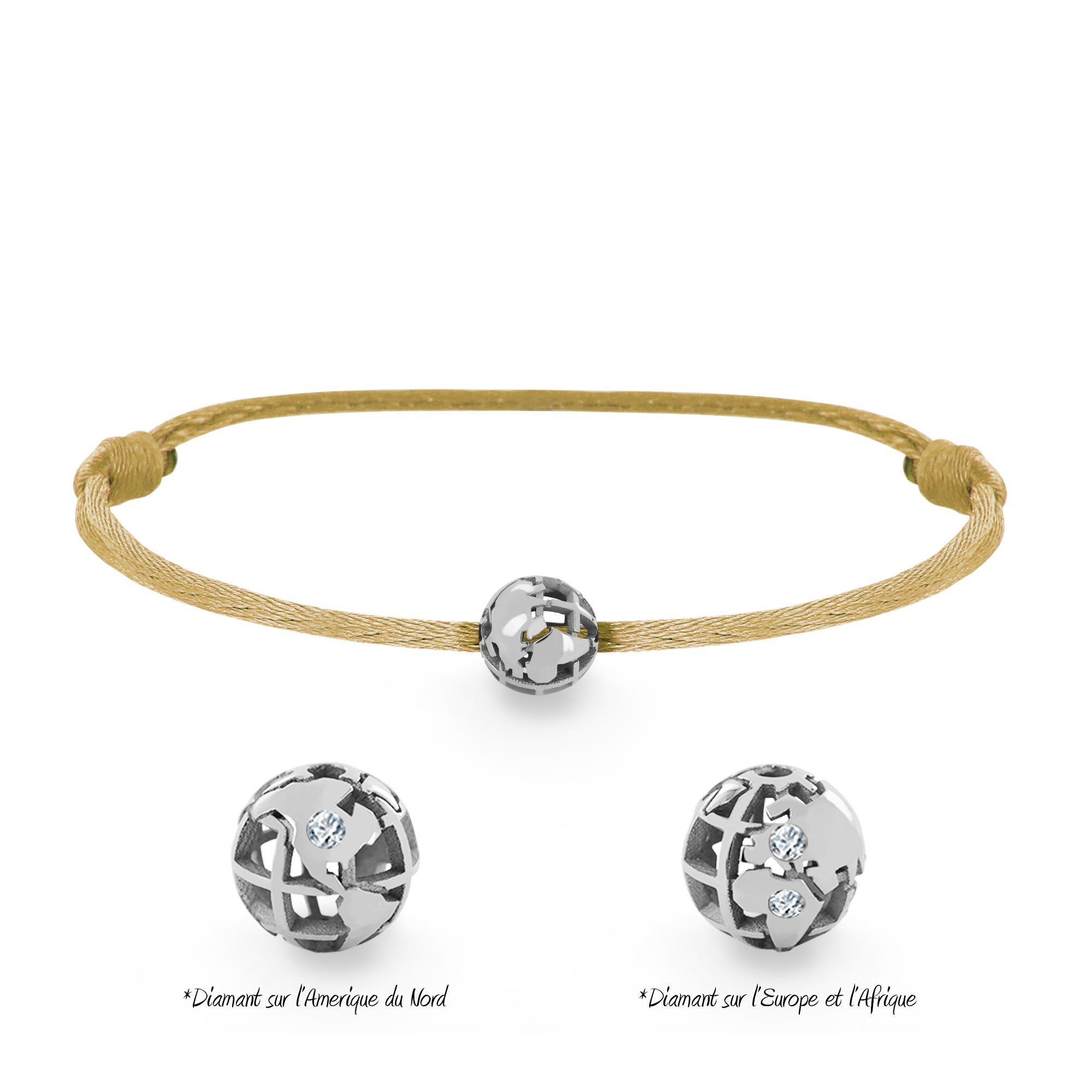 Bracelet Perle de voyage Baby personnalisable