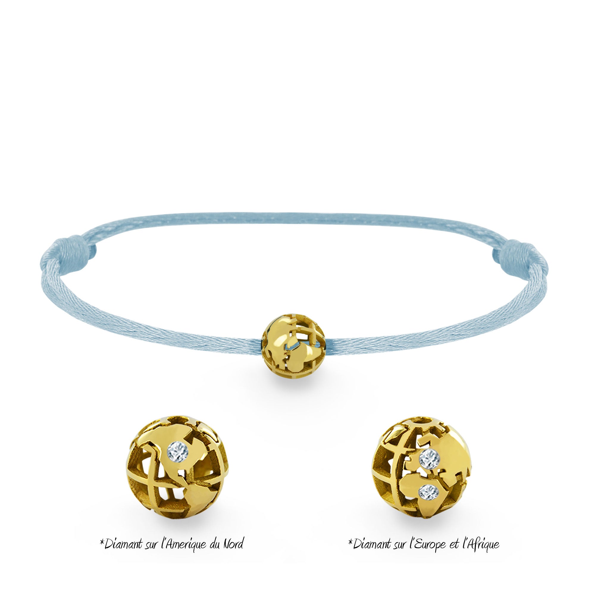 Bracelet Perle de voyage Baby personnalisable