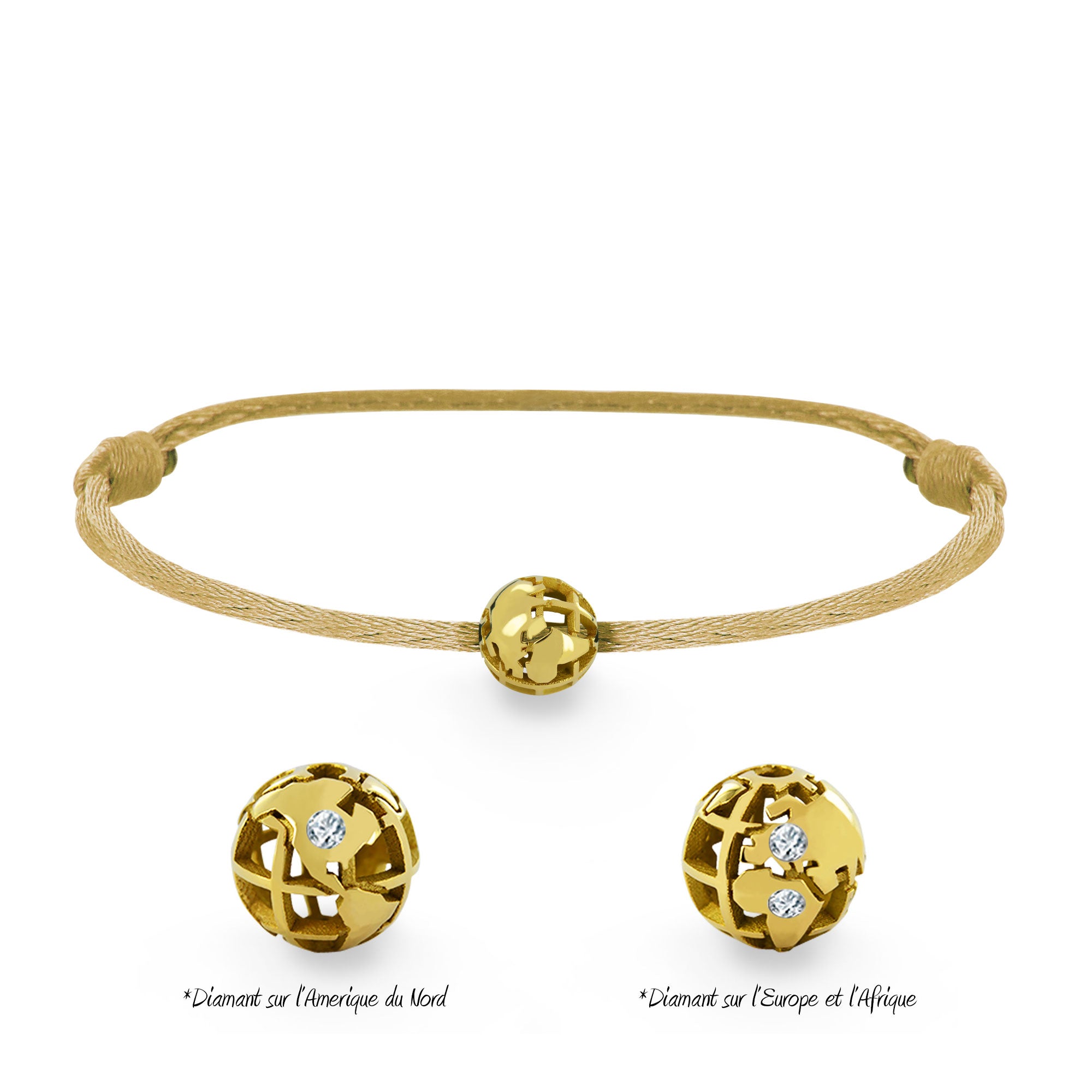 Bracelet Perle de voyage Baby personnalisable