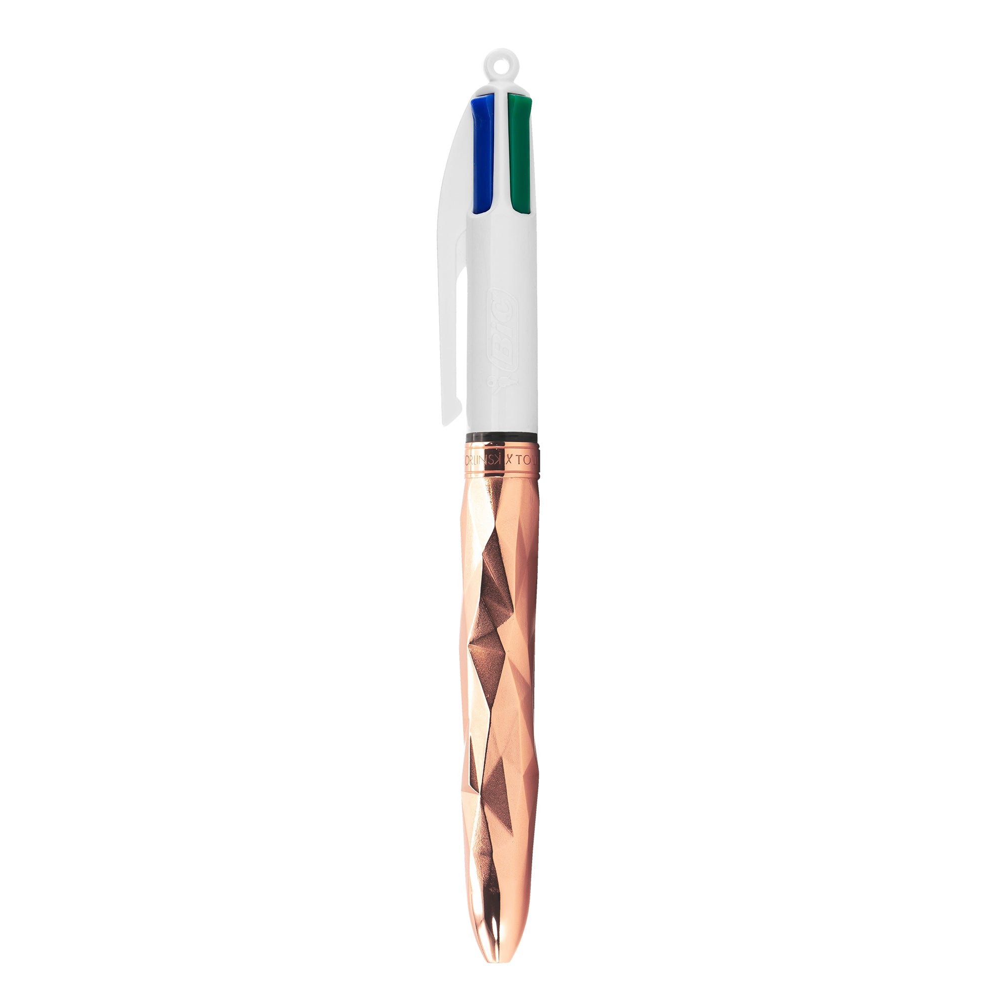 BIC 4 Couleurs "Bic x Orlinski x Tournaire" bronze rose