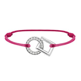 Inseparable bracelet in gold, pave diamonds in the round