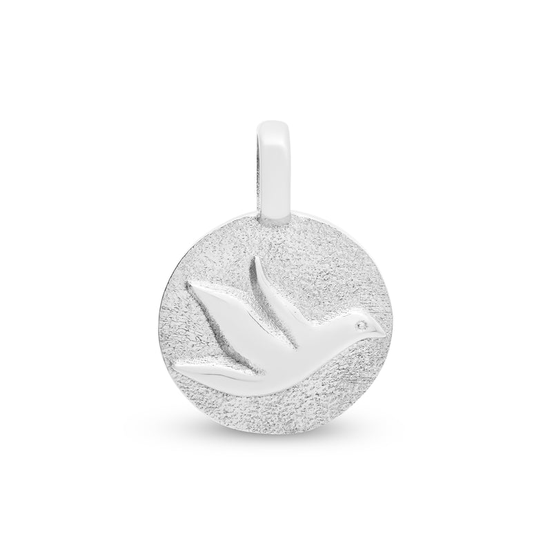 Médaille colombe en or petit modèle