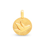 Médaille colombe en or petit modèle