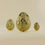 Oeuf mini en bronze tournaire decor