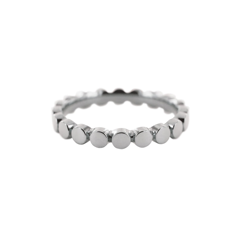 Bague anneau Dômes ronds en or