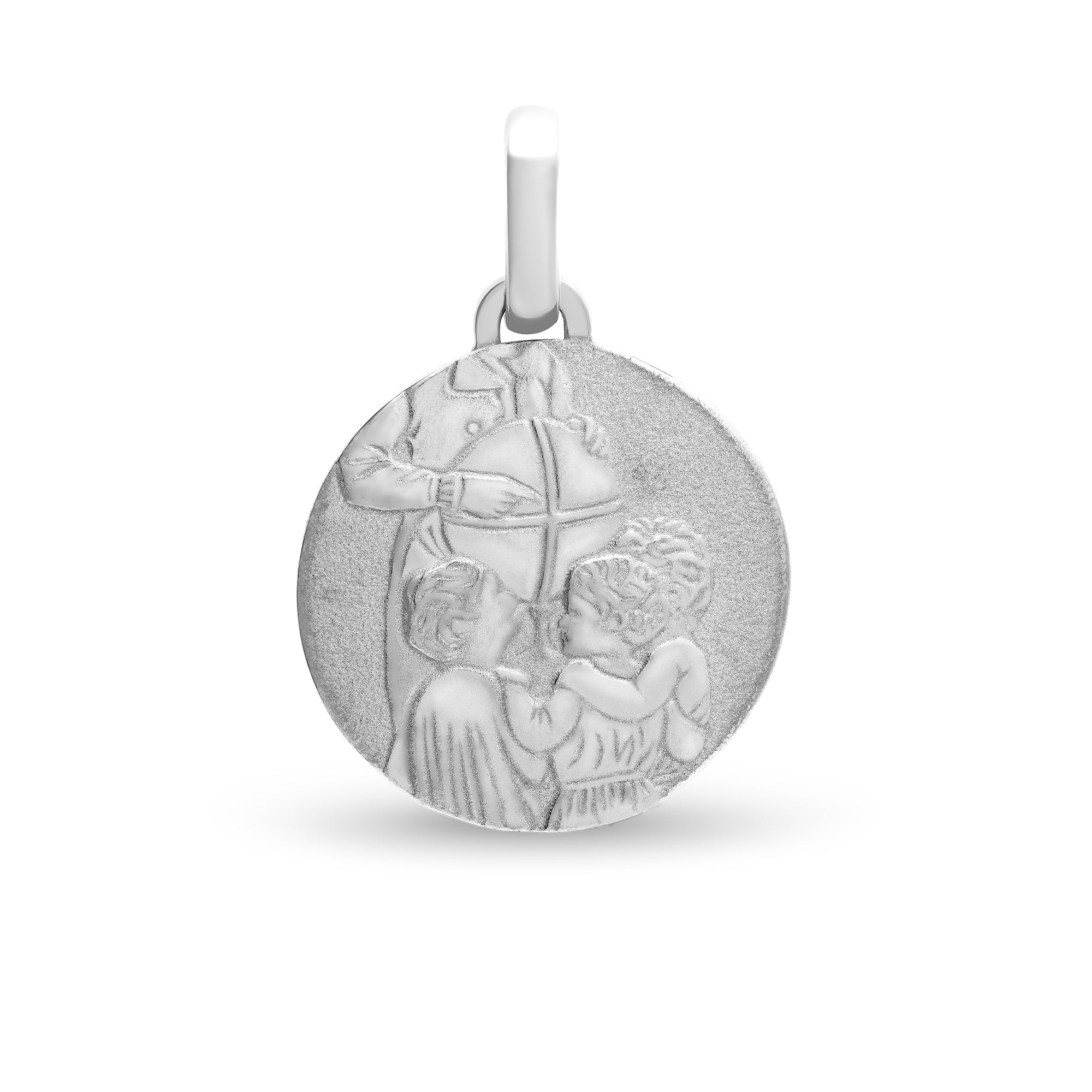 Médaille ronde des garçons large en or