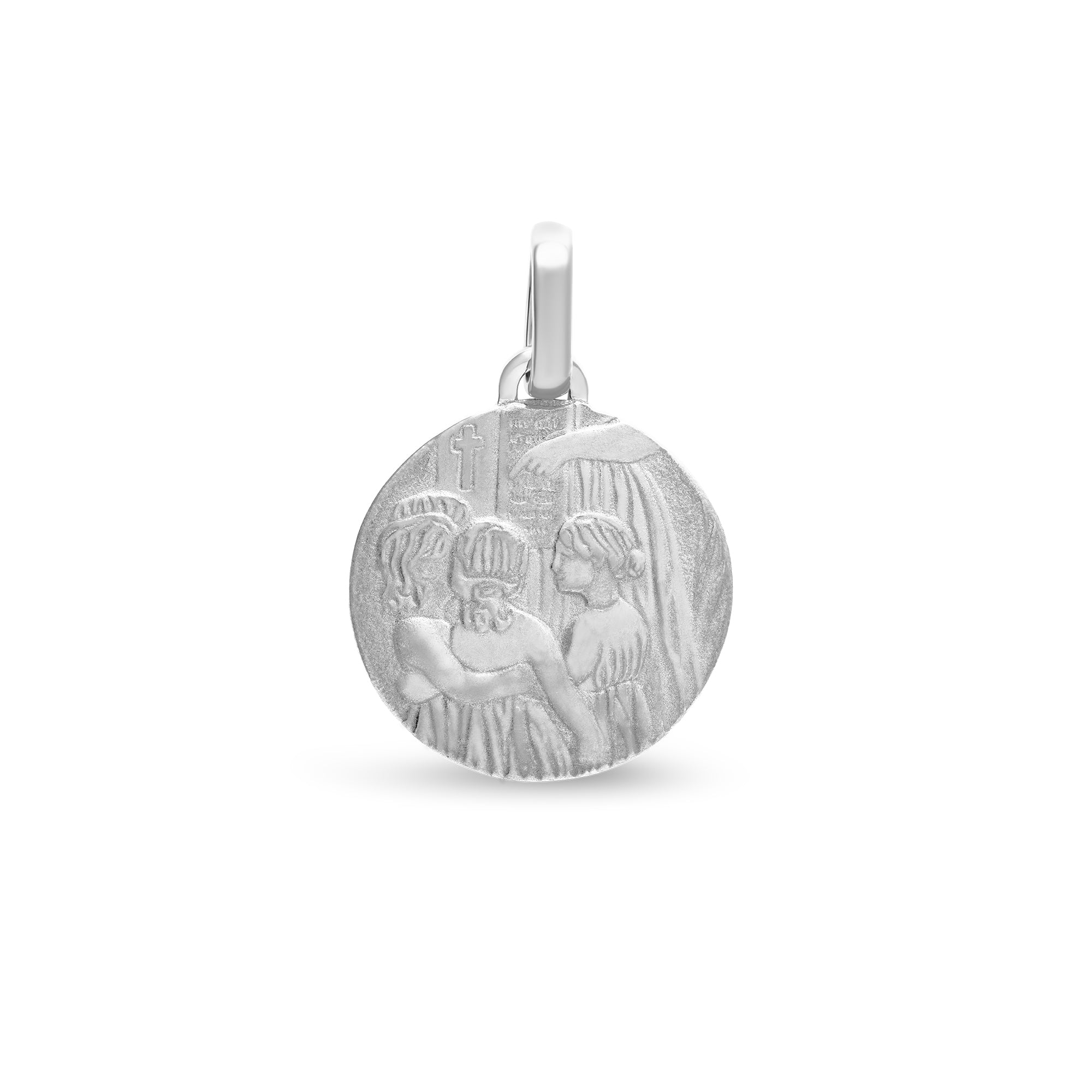 Médaille ronde des filles médium en or