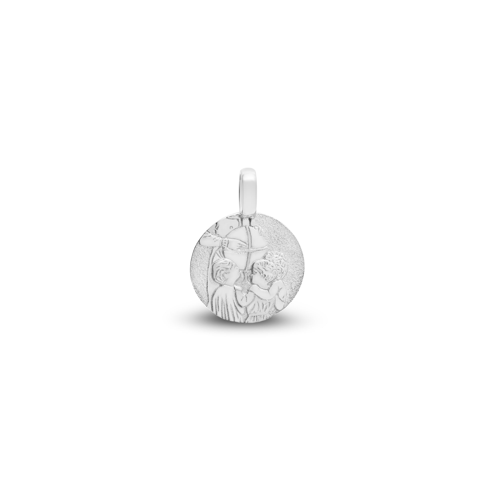 Médaille ronde des garçons baby en or