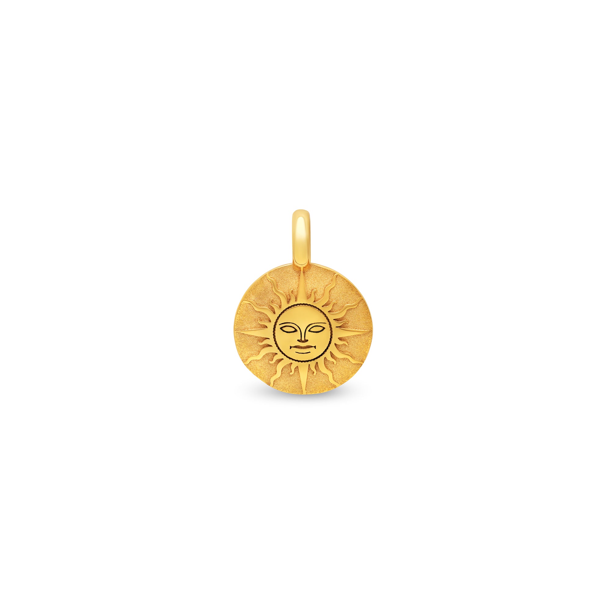 Médaille soleil baby en or