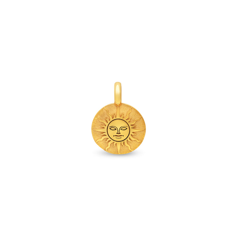 Médaille soleil baby en or