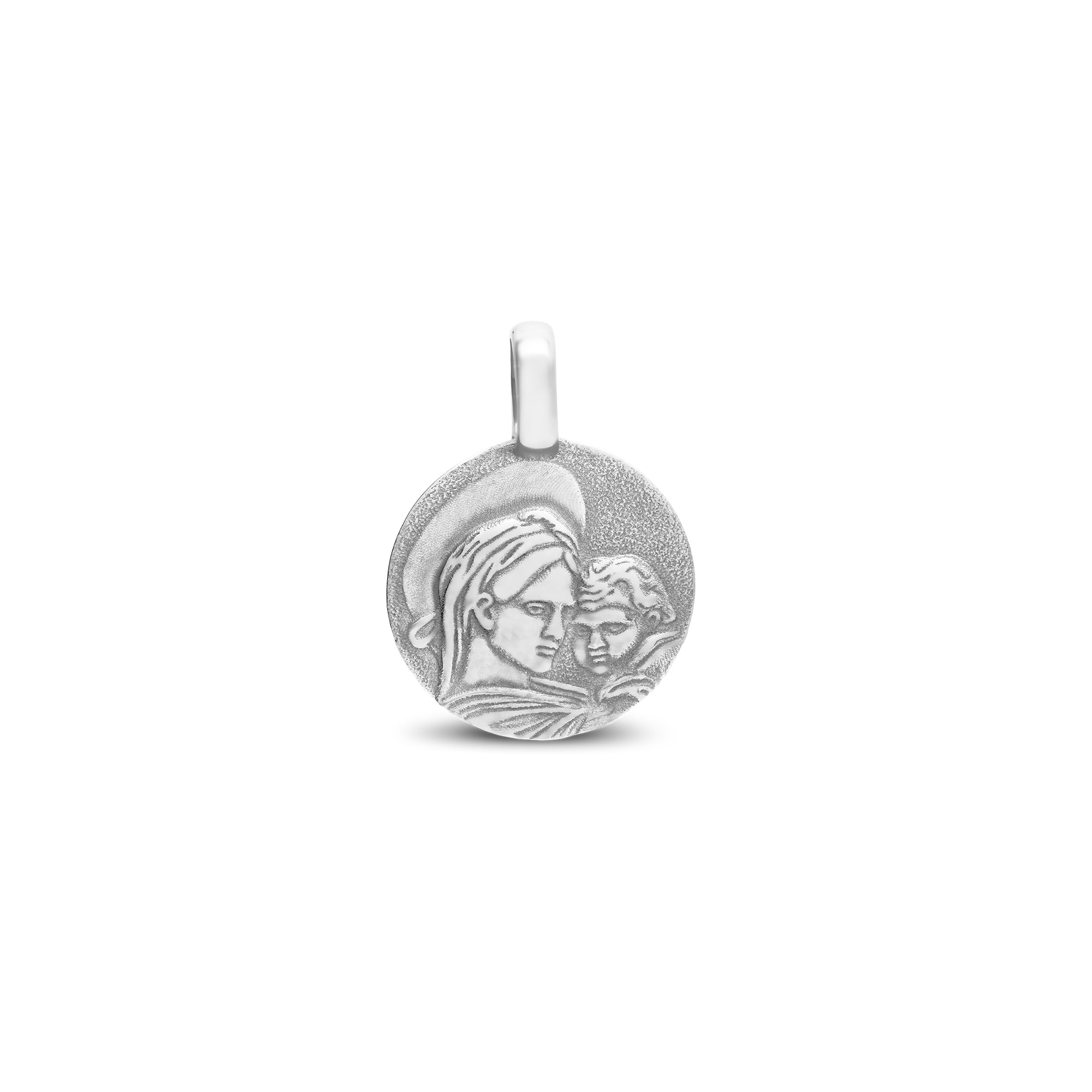 Médaille vierge à l'enfant small en or