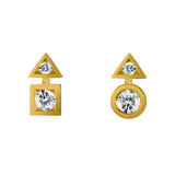 Boucles d'oreilles Alchimie Trilogie N°0
