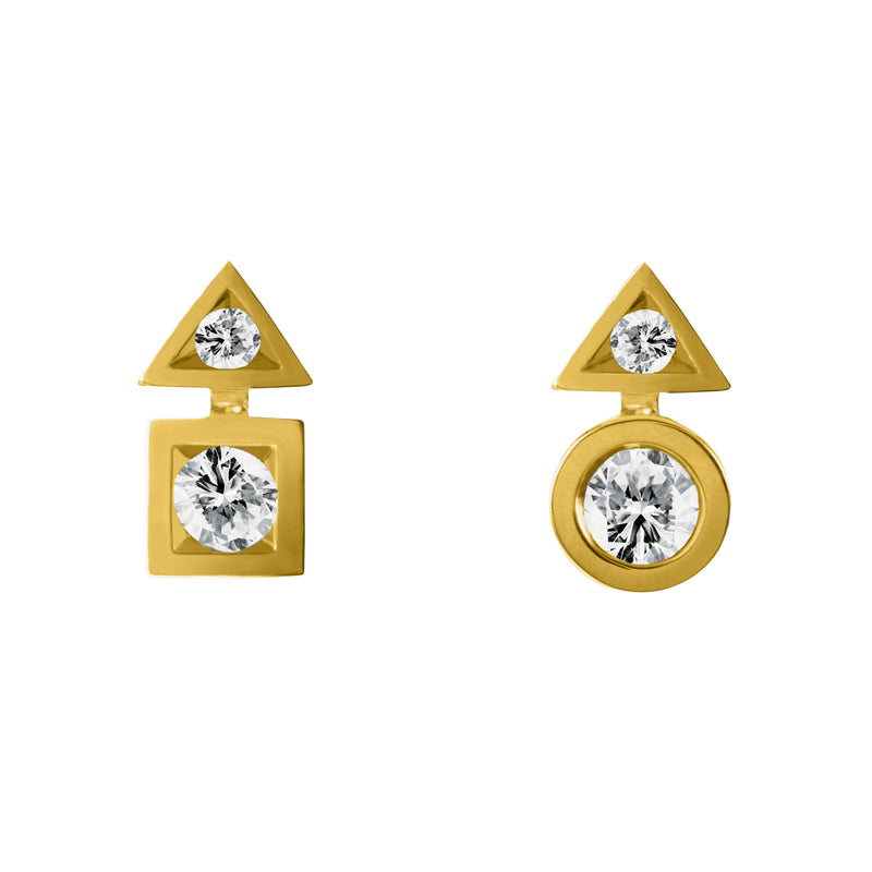 Boucles d'oreilles Alchimie Trilogie N°0