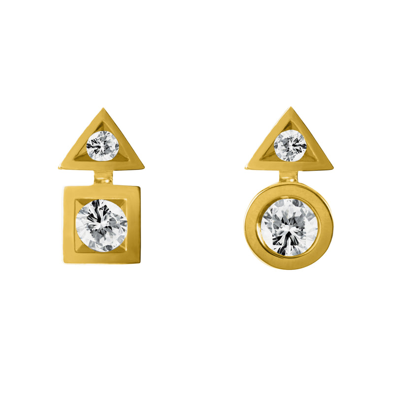 Boucles d'oreilles Alchimie Trilogie N°1