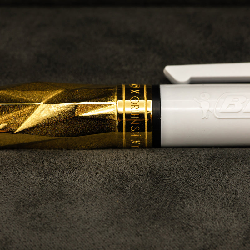 BIC 4 Colours "Bic x Orlinski x Tournaire" yellow bronze