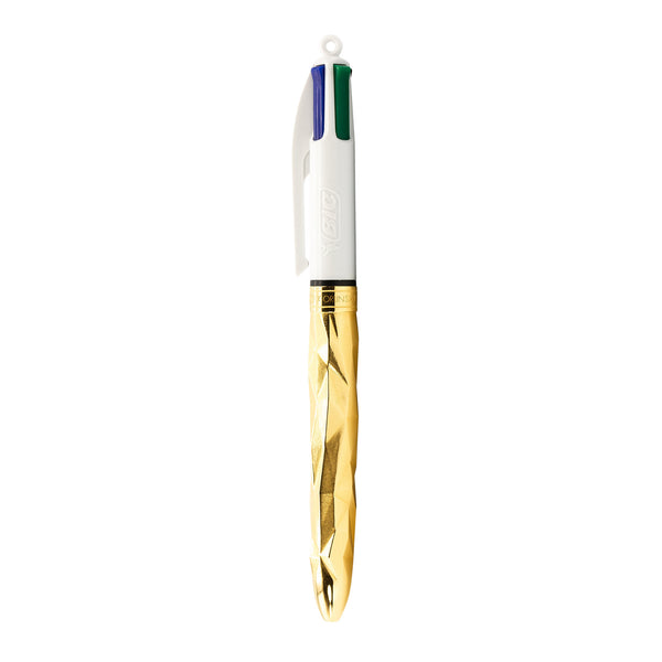 BIC 4 Couleurs "Bic x Orlinski x Tournaire" bronze jaune