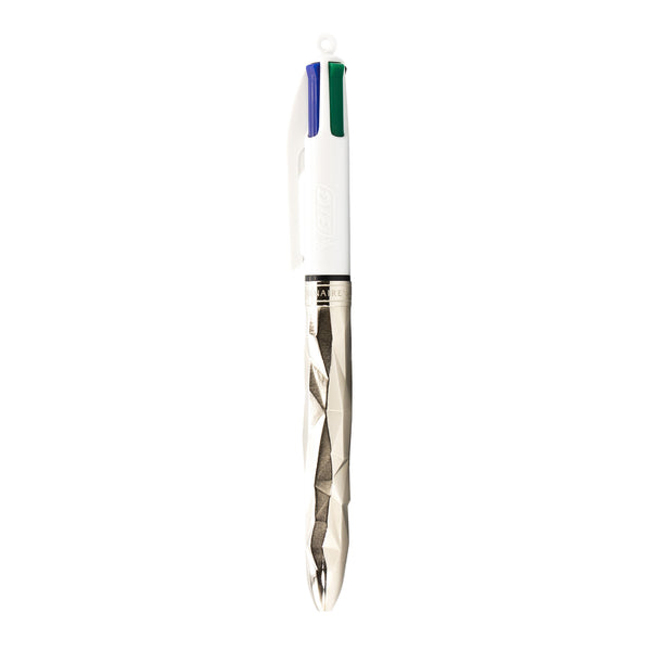 BIC 4 Colours "Bic x Orlinski x Tournaire" white bronze