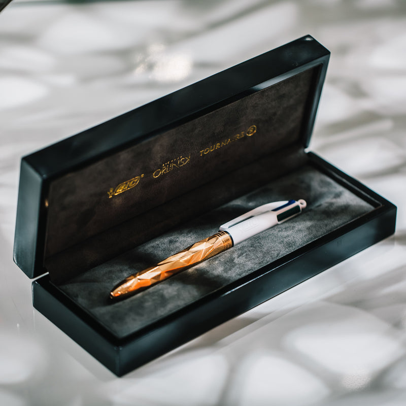 BIC 4 Couleurs "Bic x Orlinski x Tournaire" bronze rose