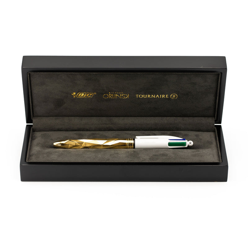 BIC 4 Colours "Bic x Orlinski x Tournaire" yellow bronze