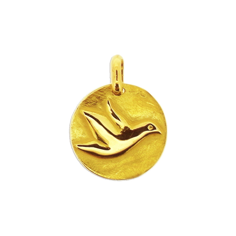 Médaille laïques Tournaire Colombe or