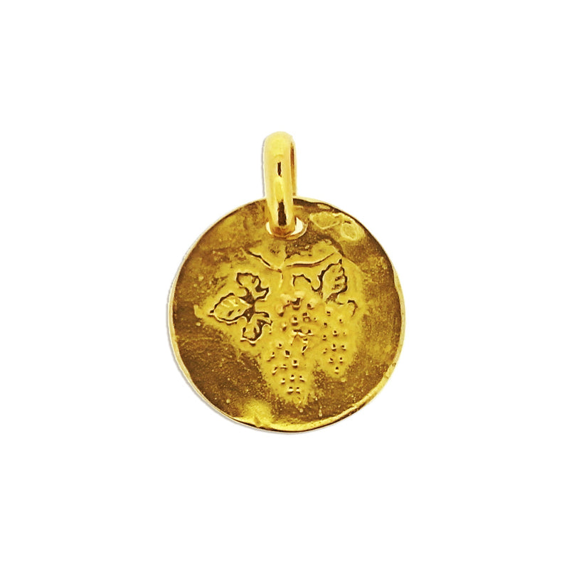 Médaille laïque Tournaire Vigne or