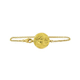 Gourmette enfant 13 cm Vierge a l'enfant (Jesus) en or Tournaire