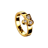 Bague Marélie Trilogie diamants en or