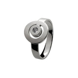 Bague Signe Labyrinthe rond tout or