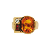 Ring villeroy Oval citrine