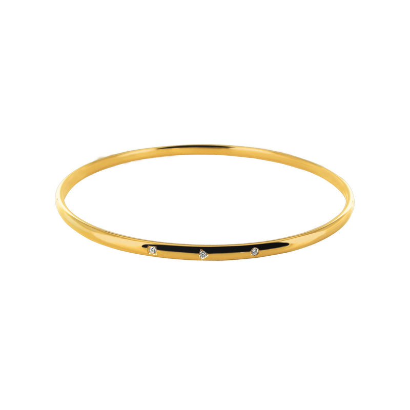 Bracelet Jonc Pure Alchimie Trilogie diamants
