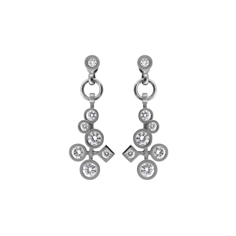 Boucles d'oreilles Cascade Diamants
