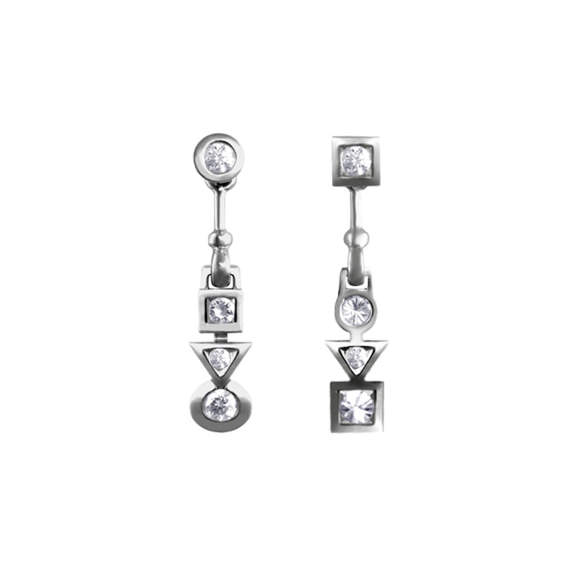 Boucles d'oreilles Trilogie Diamants