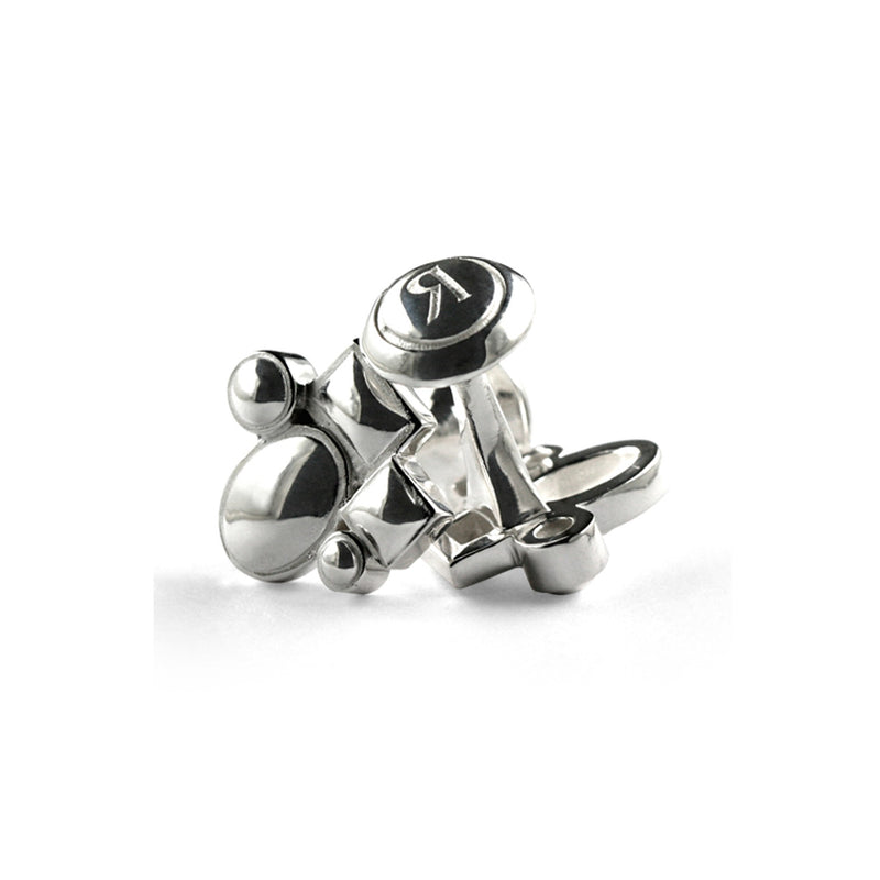 Boutons de manchettes Marélie en Argent