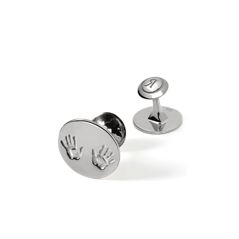 Boutons de manchettes Empreintes en Argent