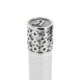 Stylo "Alchimie" Roller laque blanche nacré finition palladium