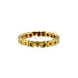 Bague alliance alchimie en or