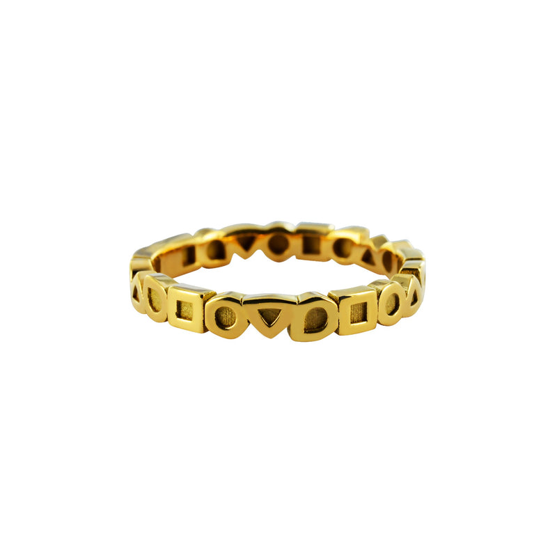 Bague alliance alchimie en or