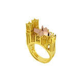Bague Architecture Notre Dame de Paris en Or Tournaire